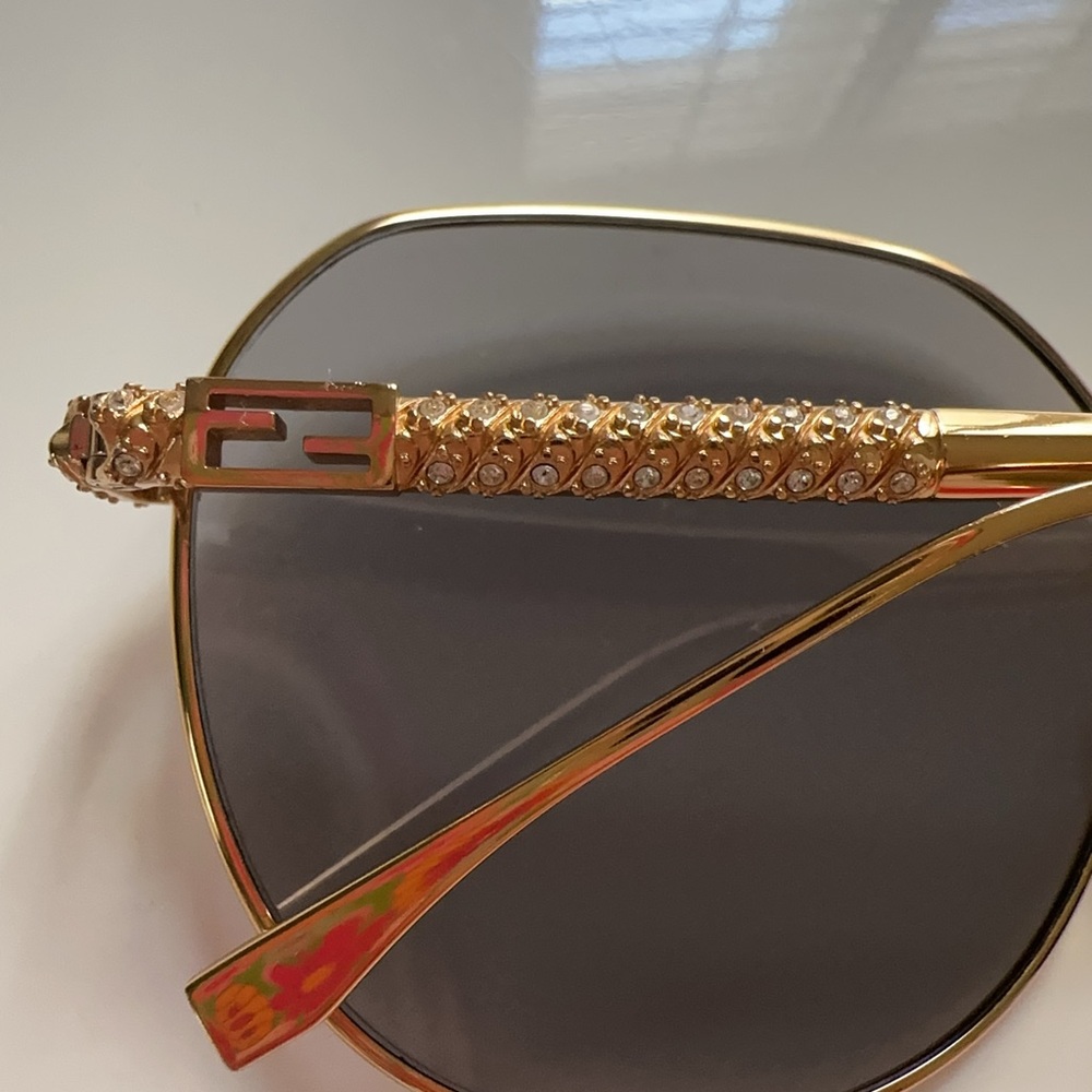 Fendi Sunglasses FF 0451/P/S Gold Jeweled